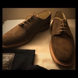 Peal & co for brooks brothers suede shoes. Size 13